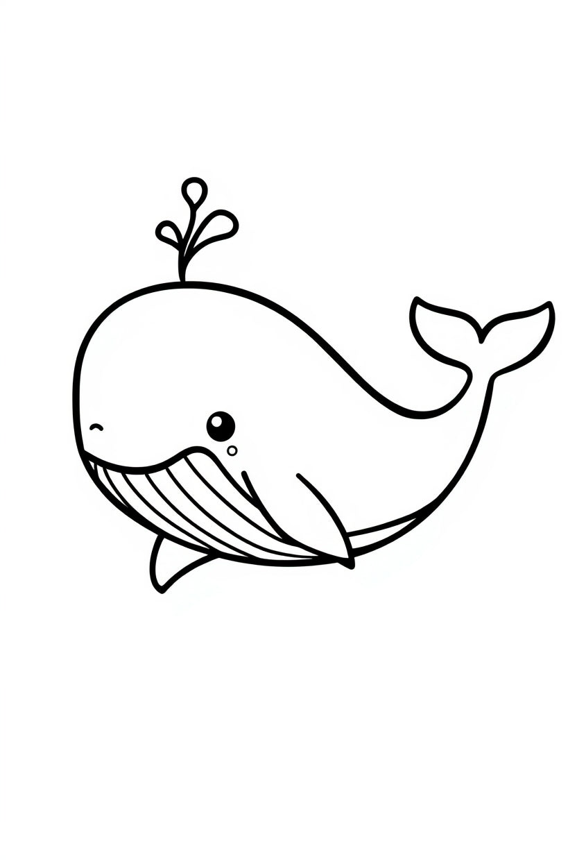 8.07 "22 Pages" Ocean Animals Coloring Book for Kids Ages 3–6 | Cute Sea Creatures Printable Coloring Pages