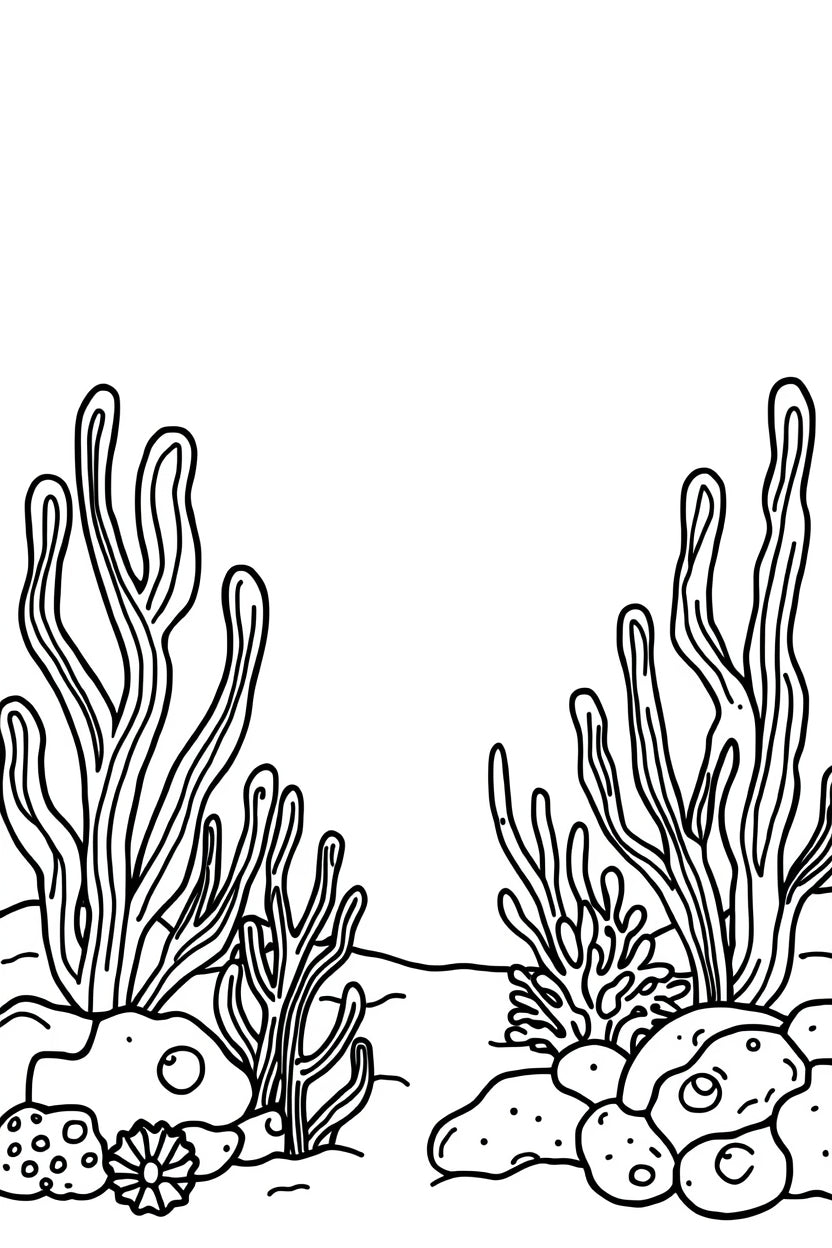 8.07 "22 Pages" Ocean Animals Coloring Book for Kids Ages 3–6 | Cute Sea Creatures Printable Coloring Pages