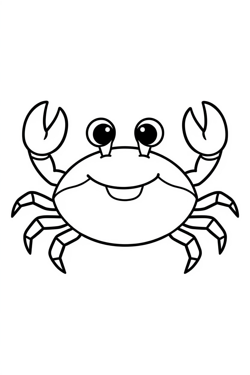 8.07 "22 Pages" Ocean Animals Coloring Book for Kids Ages 3–6 | Cute Sea Creatures Printable Coloring Pages