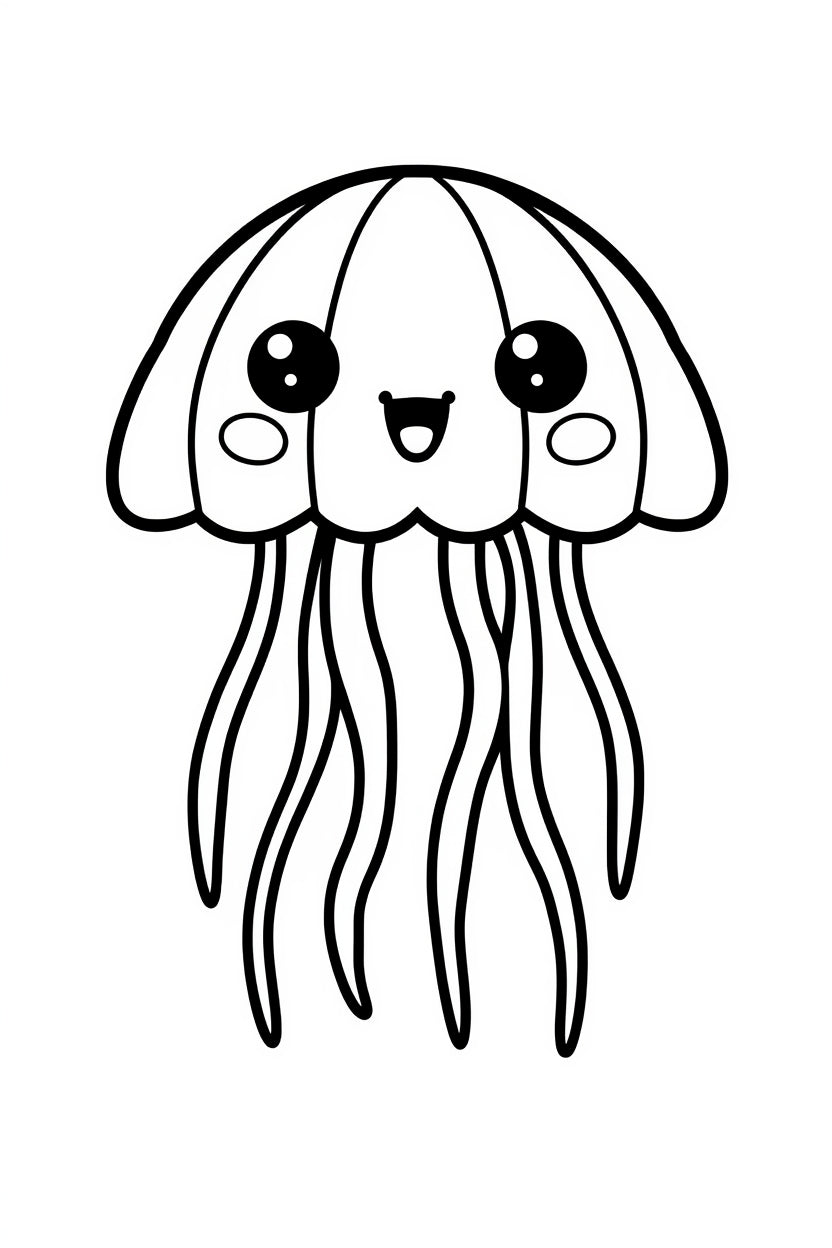 8.07 "22 Pages" Ocean Animals Coloring Book for Kids Ages 3–6 | Cute Sea Creatures Printable Coloring Pages