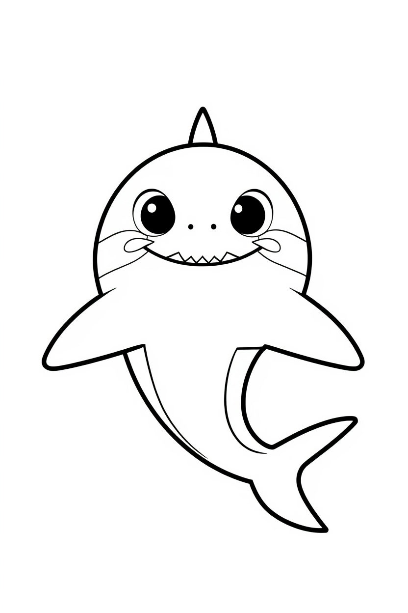 8.07 "22 Pages" Ocean Animals Coloring Book for Kids Ages 3–6 | Cute Sea Creatures Printable Coloring Pages